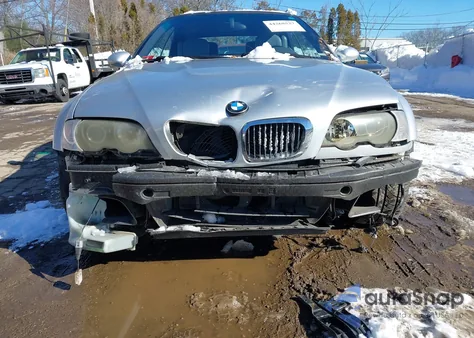 2002 BMW M3 z USA, uszkodzony, nr VIN WBSBR93432EX22496